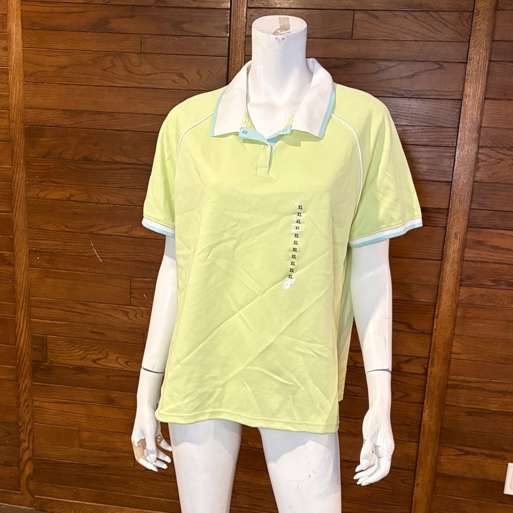 Coral Bay Lime Short Sleeve Polo